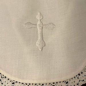 Linen Dedication, Christening, Baptismal Bib. Girls - Boys Newborn